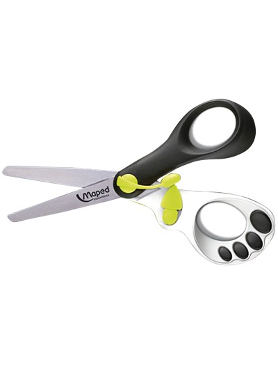 Tijera escolar maped magic up koopy 13cm con resorte para facilitar la accion del corte unidad