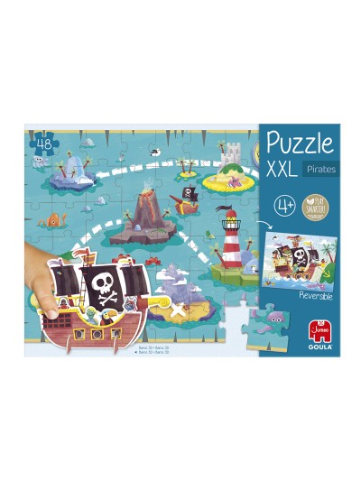 Puzzle goula jumbo xxl piratas 48 piezas