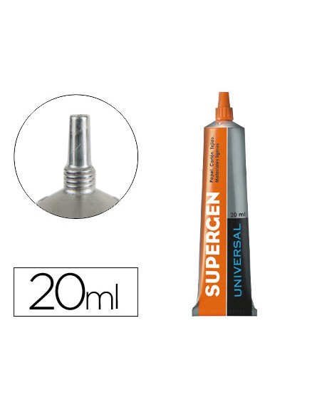 Pegamento supergen universal transparente 20 ml unidad