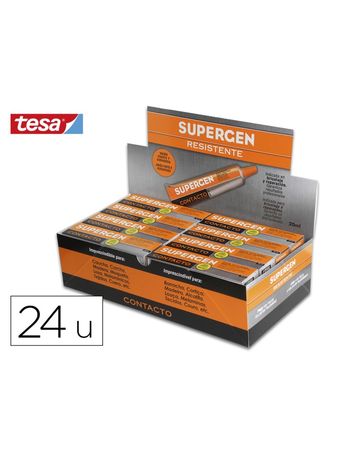 Pegamento supergen contacto 20 ml unidad Pegamento supergen contacto 20 ml unidad