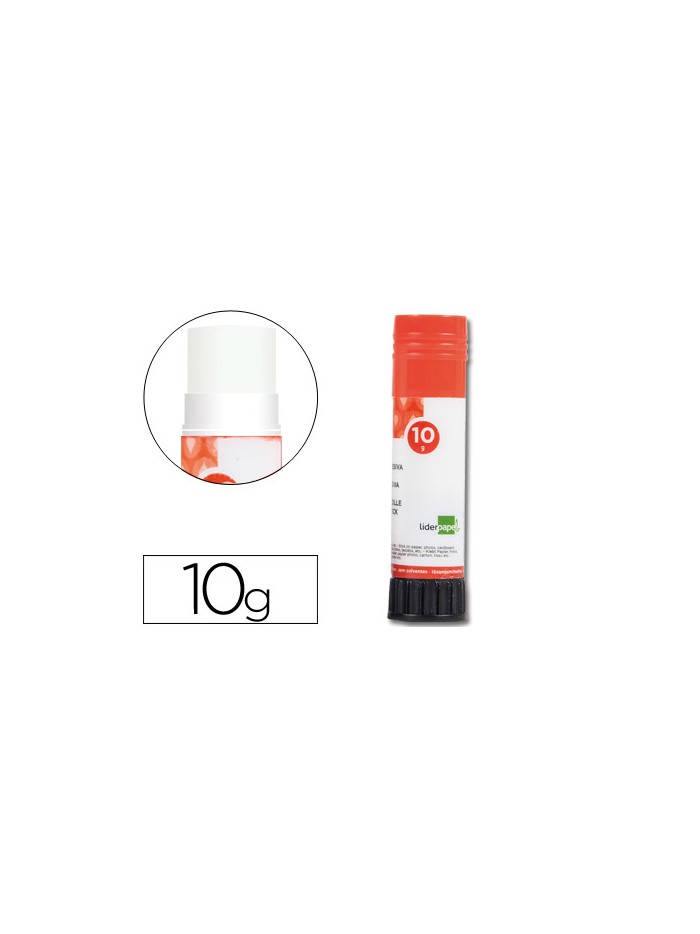 Pegamento liderpapel en barra 10 gr unidad Pegamento liderpapel en barra 10 gr unidad