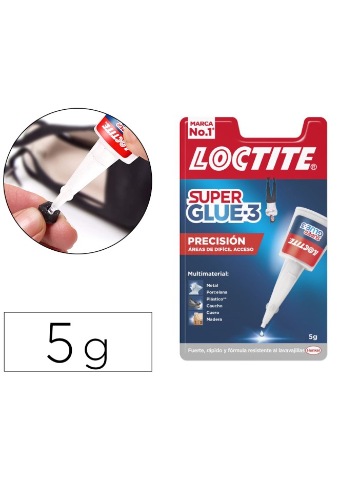 Pegamento loctite 5 gr adhesivo instantaneo precision unidad Pegamento loctite 5 gr adhesivo instantaneo precision unidad