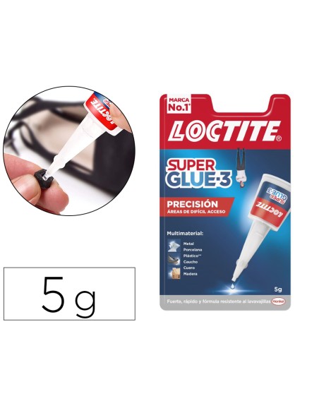 Pegamento loctite 5 gr adhesivo instantaneo precision unidad