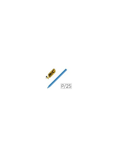 Lapices plastidecor unicolor azul claro-29 caja con 25 lapices