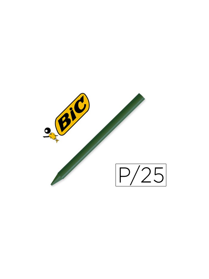 Lapices plastidecor unicolor verde oscuro-02 caja con 25 lapices Lapices plastidecor unicolor verde oscuro-02 caja con 25 lapices