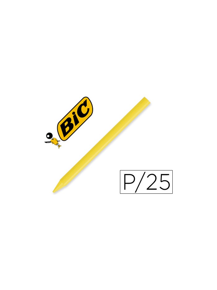Lapices plastidecor unicolor amarillo-04 caja con 25 lapices Lapices plastidecor unicolor amarillo-04 caja con 25 lapices