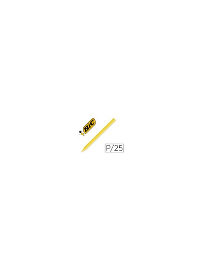 Lapices plastidecor unicolor amarillo-04 caja con 25 lapices