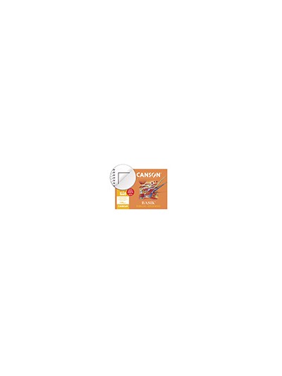 Papel dibujo basik 240x320 din a4 + 130 gr con recuadro minipack de 10 hojas