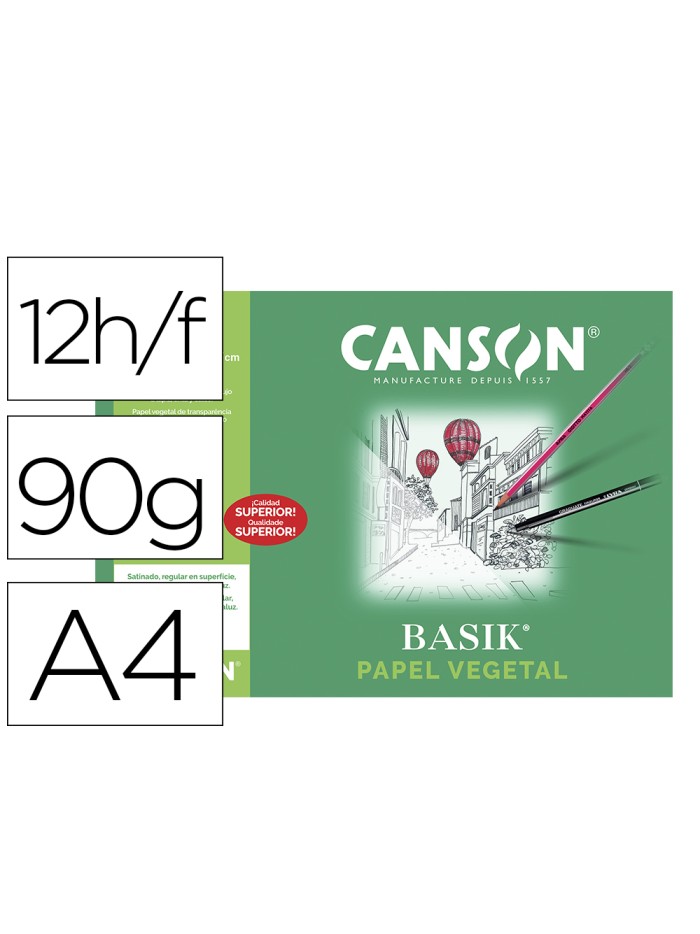 Papel vegetal guarro din a4 90-95 gr minipack de 12 hojas Papel vegetal guarro din a4 90-95 gr minipack de 12 hojas