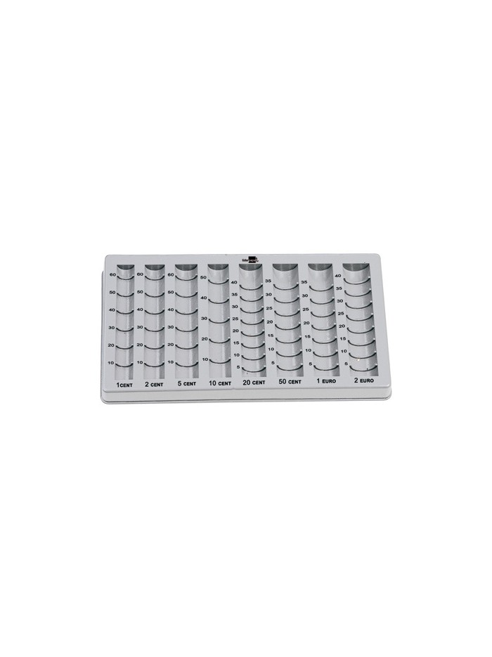 Bandeja portamonedas liderpapel plastico color gris 275x155x24/35 mm Bandeja portamonedas liderpapel plastico color gris 275x155x24/35 mm