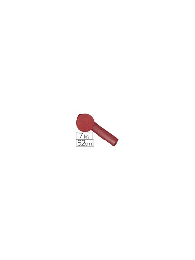 Papel de regalo kraft liso kfc bobina ancho 62 cm peso 7 kg gramaje 60 gr color burdeos