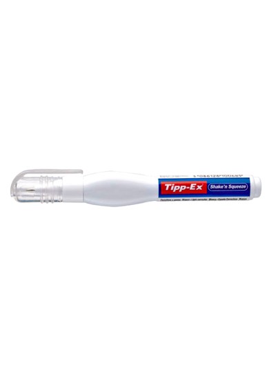 Corrector tipp-ex lapiz shake'n squeeze con punta metalica 8 ml