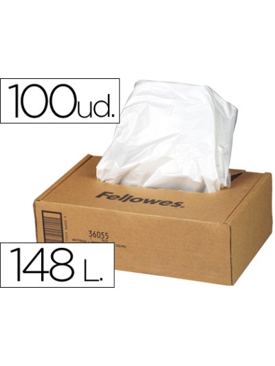 Bolsa de residuos fellowes para destructora de documentoscaja con 50 und. para ps220 220c/320/320cc