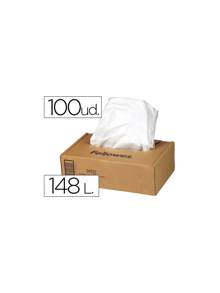 Bolsa de residuos fellowes para destructora de documentoscaja con 50 und. para ps220 220c/320/320cc Bolsa de residuos fellowes para destructora de documentoscaja con 50 und. para ps220 220c/320/320cc