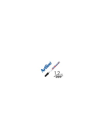 Rotulador artline marcador permanente ek-440 xf negro -punta redonda 1.2 mm -metal caucho y plastico