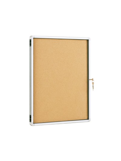 Vitrina de anuncios q-connect marco de aluminio 900 x 1200 mm