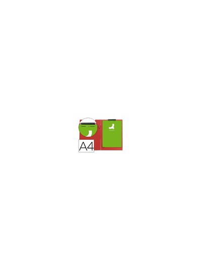 Carpeta q-connect miniclips plastico din a4 roja