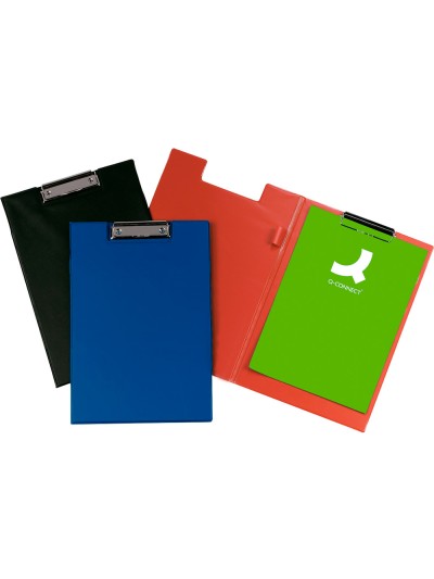 Carpeta q-connect miniclips plastico din a4 negra