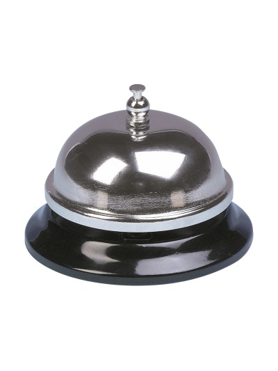Timbre recepcion q-connect metalico 85x55 mm