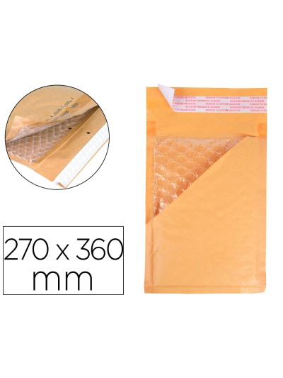Sobre burbujas crema q-connect h/5 270 x 360 mm