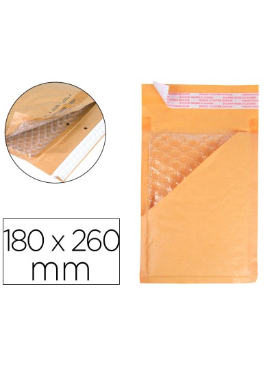 Sobre burbujas crema q-connect d/1 180 x 260 mm