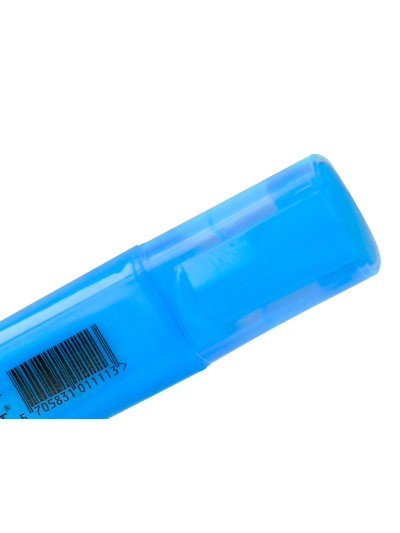 Rotulador q-connect fluorescente azul punta biselada