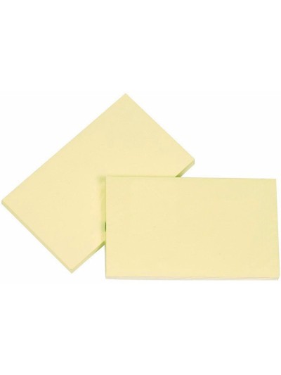 Bloc de notas adhesivas quita y pon q-connect 76x127 mm con 100 hojas
