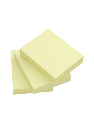 Bloc de notas adhesivas quita y pon q-connect 51x76 mm con 100 hojas