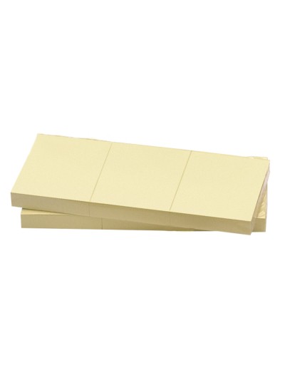 Bloc de notas adhesivas quita y pon q-connect 38x51 mm con 100 hojas