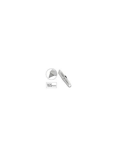 Cuter q-connect metalico ancho retractil con mecanismo de bloqueo cuchilla 18 mm xd-53 blister 1 unidad