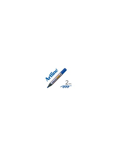 Rotulador artline marcador permanente 170 azul punta redonda 2mm antisecado