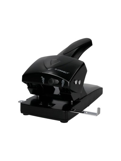 Taladrador q-connect kf01237 negro abertura 6,5 mm capacidad 65 hojas