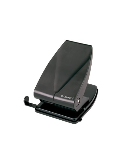 Taladrador q-connect kf01236 2 taladros color negro abertura 3,5 mm capacidad 40 hojas