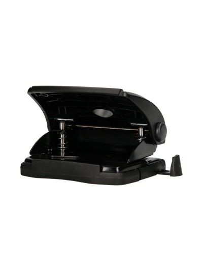 Taladrador q-connect kf01234 negro abertura 2 mm capacidad 20 hojas
