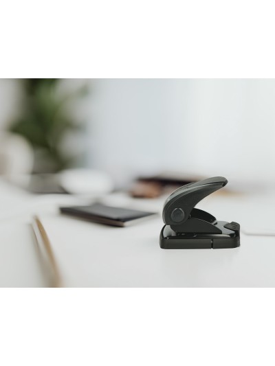 Taladrador q-connect kf01234 negro abertura 2 mm capacidad 20 hojas