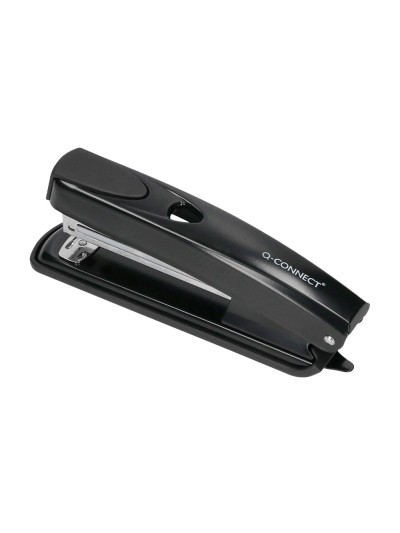 Grapadora q-connect kf01231 metalica negra capacidad 20 hojas