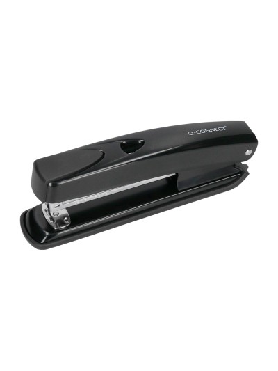 Grapadora q-connect kf01231 metalica negra capacidad 20 hojas