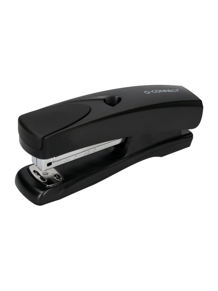 Grapadora q-connect kf01056 plastico abs negra capacidad 20 hojas Grapadora q-connect kf01056 plastico abs negra capacidad 20 hojas