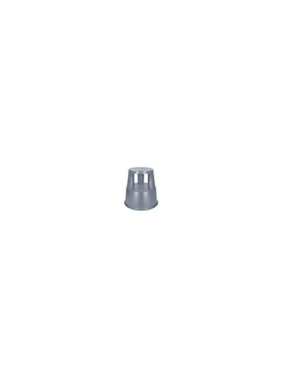 Taburete q-connect ruedas retractiles tres ruedas dos niveles color gris