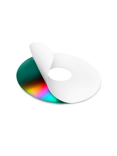 Etiqueta adhesiva q-connect kf01579 -tamaño cd-rom -fotocopiadora -laser -ink-jet-caja con 25 h/50 etiquetas