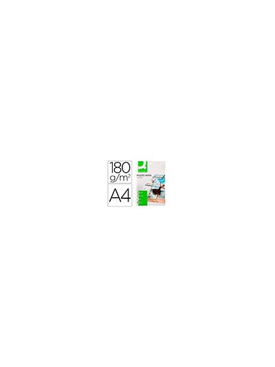 Papel q-connect foto glossy kf01103 din a4 digital photo para ink-jet bolsa de 20 hojas de 180 gr