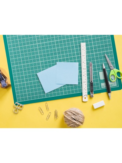 Plancha para corte q-connect din a3 3 mm grosor color verde