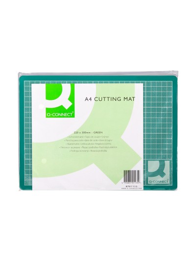 Plancha para corte q-connect din a4 3 mm grosor color verde