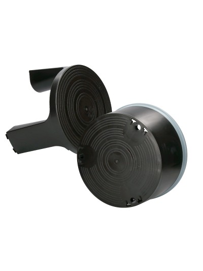 Taburete q-connect ruedas retractiles tres ruedas dos niveles color negro