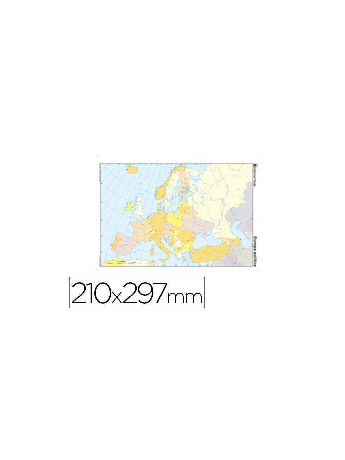 Mapa mudo color din a4 europa politico Mapa mudo color din a4 europa politico