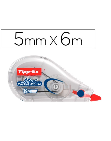 Corrector tipp-ex cinta mini mouse 5 mm x 6 mt