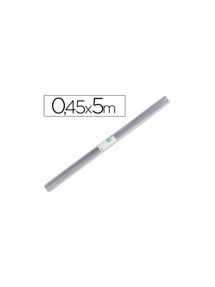 Rollo plastico forralibros liderpapel 0,45x5 mt 70 mc Rollo plastico forralibros liderpapel 0,45x5 mt 70 mc