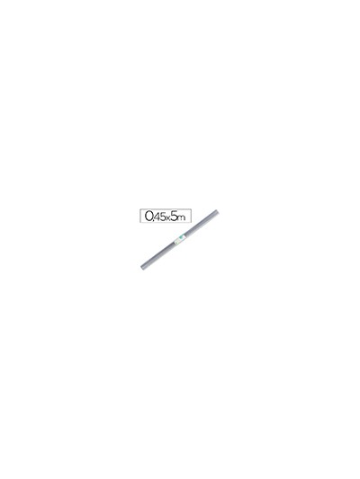 Rollo plastico forralibros liderpapel 0,45x5 mt 70 mc