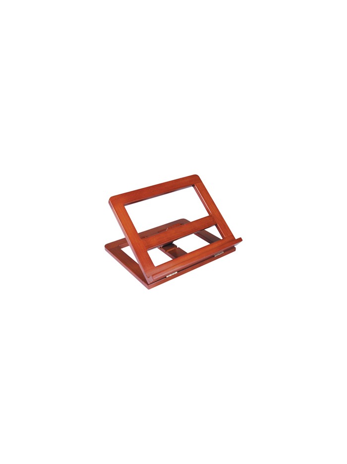 Atril sujetalibros q-connect madera color cognac 330x270x65 mm Atril sujetalibros q-connect madera color cognac 330x270x65 mm