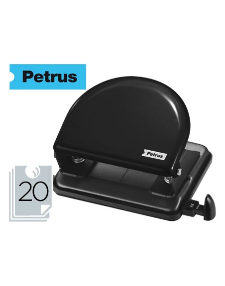 Taladrador petrus 52 negro capacidad 20 hojas